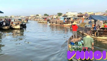 Chợ nổi Cái Răng - Cần Thơ