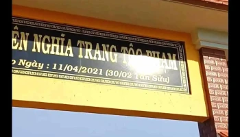 Hoa viên Nghĩa trang tộc Phạm 2024 (Sa Rài, Tân Hồng, Đồng Tháp) - Tân Hồng