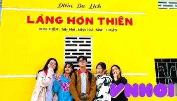Làng Bích hoạ Hòn Thiên - Ninh Thuận