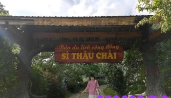 Sân ngắm hoàng hôn Sì Thâu Chải - Hồ Thầu
