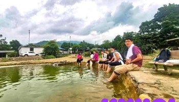 Suối khoáng nóng bản Hốc Văn Chấn - Yên Bái