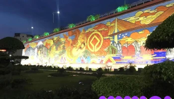 Viet Nam Heritage and World Natural Heritage ceramic mural - Quảng Ninh