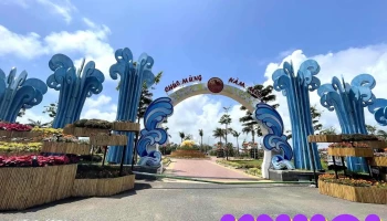 Vườn hoa Công viên Thanh Niên - Đl Hùng Vương
