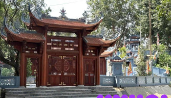Đền chính Thác Cái - Tuyên Quang