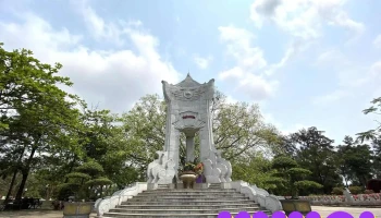 Đền tưởng niệm Nghĩa trang liệt sĩ Quốc gia Trường Sơn - Xã Linh Trường
