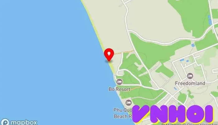 bản đồ của Bãi biển Ông Lang Bãi biển trong Kiên Giang