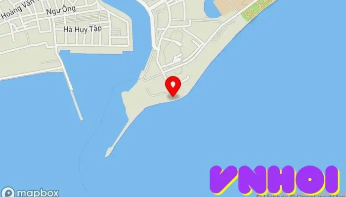 bản đồ của Bãi biển Thương Chánh Điểm thu hút khách du lịch trong Bình Thuận