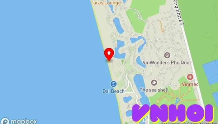 bản đồ của Bãi Dài Bãi biển trong Kiên Giang