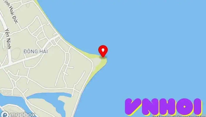 bản đồ của Bãi San Hô làng Hải Chữ Điểm thu hút khách du lịch trong Ninh Thuận