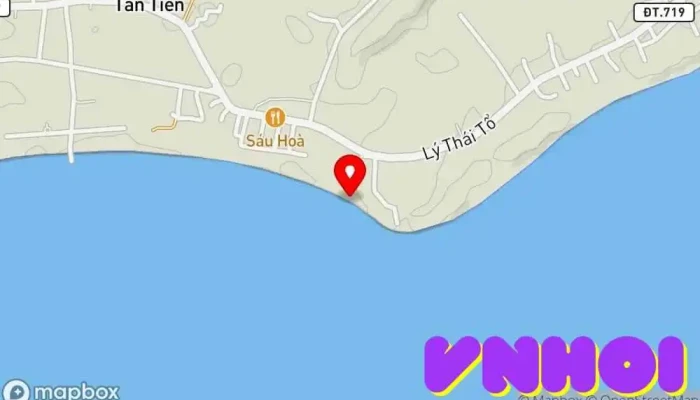 bản đồ của Bãi Tắm La Gi Bãi biển trong Bình Thuận