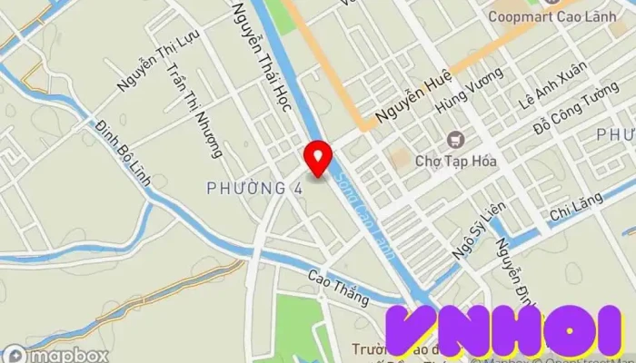 bản đồ của Bảo Tàng Đồng Tháp Bảo tàng lịch sử, Bảo tàng lịch sử địa phương, Điểm thu hút khách du lịch trong Đồng Tháp