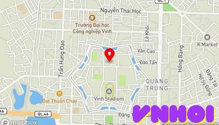 bản đồ của Bảo tàng Xô Viết Nghệ Tĩnh Bảo tàng, Bảo tàng lịch sử, Điểm thu hút khách du lịch trong Nghệ An