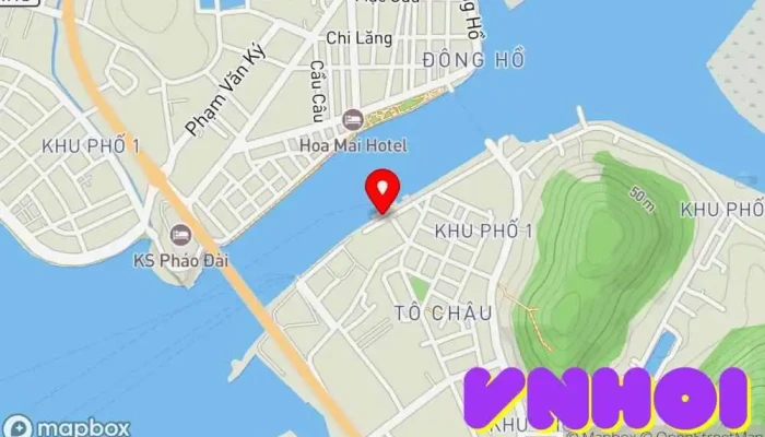 bản đồ của Bến Tàu Hà Tiên Bến phà, Bến du thuyền trong Kiên Giang