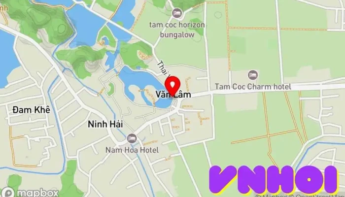 bản đồ của Bến Thuyền TAM CỐC Điểm thu hút khách du lịch trong Ninh Bình