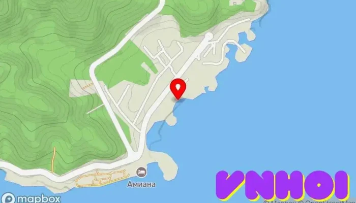 bản đồ của Biển Bãi Tiên Nha Trang Điểm thu hút khách du lịch trong Khánh Hòa