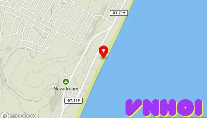 bản đồ của Bikini Beach - Công viên Bãi biển Điểm thu hút khách du lịch trong Bình Thuận