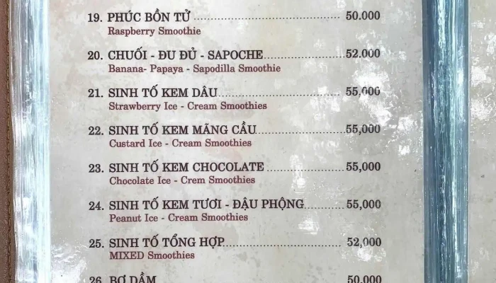 Cafe Quan Gio Va Nuoc Thuc Don - Bình Dương