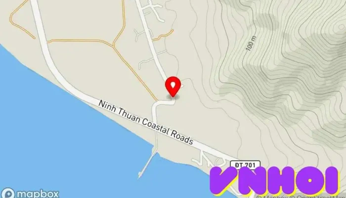 bản đồ của Cánh Đồng Muối Phước Diêm Điểm thu hút khách du lịch trong Ninh Thuận
