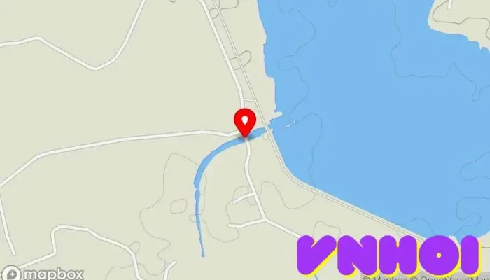 bản đồ của cầu hồ Đá Đen Điểm thu hút khách du lịch trong Bà Rịa - Vũng Tàu