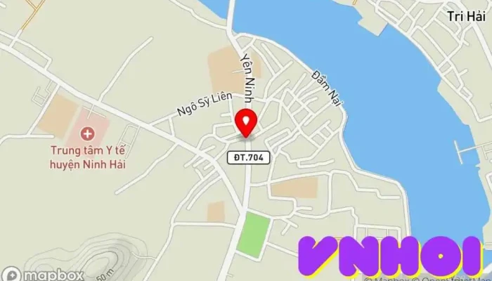 bản đồ của Cây Đa Làng Nại (Village Banyan Tree) Khu bảo tồn quốc gia, Công viên quốc gia, Điểm thu hút khách du lịch trong Ninh Thuận