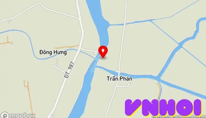 bản đồ của Chợ Chà Là Chợ trong Cà Mau