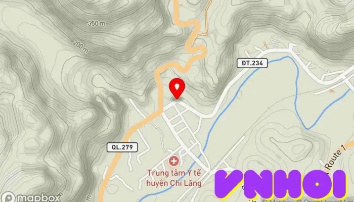 bản đồ của Chợ Đồng Mỏ Chợ trong Lạng Sơn