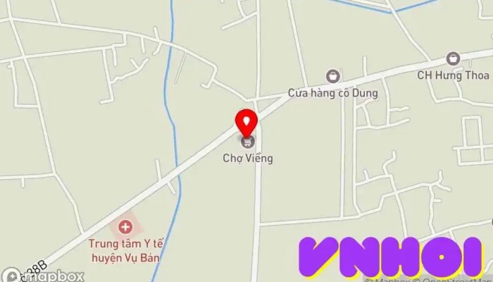 bản đồ của CHỢ VIỀNG XUÂN TRUNG THÀNH – NAM ĐỊNH Điểm thu hút khách du lịch trong Nam Định