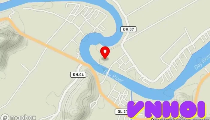 bản đồ của Chùa Bà Đanh Chùa phật giáo trong thôn Đanh