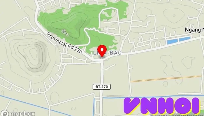 bản đồ của Chùa Bách Môn - Linh Cảm Tự Chùa phật giáo trong Bắc Ninh
