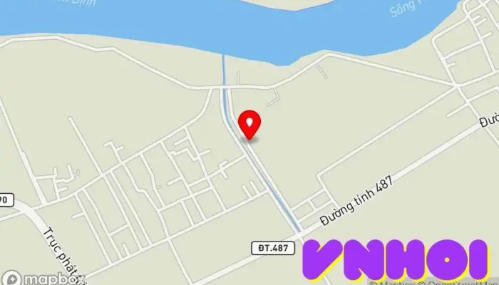 bản đồ của Chùa Bình A Chùa phật giáo trong Nam Định