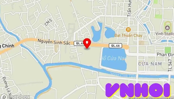 bản đồ của Chùa Cần Linh Chùa phật giáo trong Nghệ An