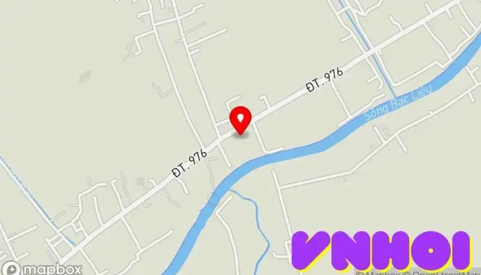bản đồ của Chùa Ghôsitaram Chùa phật giáo, Điểm thu hút khách du lịch trong Bạc Liêu