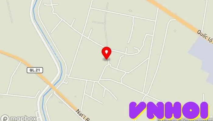 bản đồ của Chùa làng Vị Hạ Chùa phật giáo trong Thôn Vi Hạ