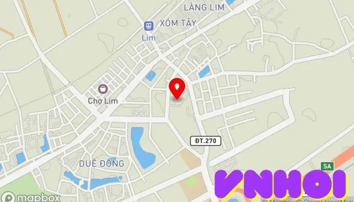 bản đồ của Chùa Lim - Hồng Ân Tự Chùa phật giáo trong Bắc Ninh