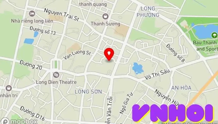 bản đồ của Chùa Long Bàn Chùa phật giáo, Điểm thu hút khách du lịch trong Bà Rịa - Vũng Tàu