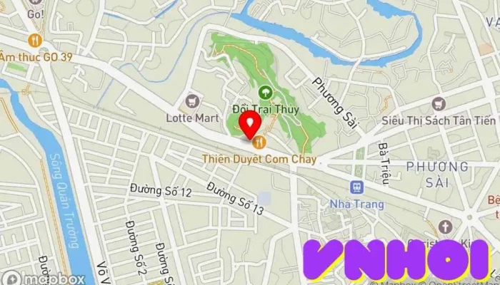 bản đồ của Chùa Long Sơn Chùa phật giáo, Chùa, Điểm thu hút khách du lịch trong Khánh Hòa