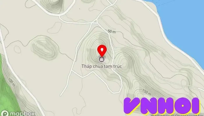 bản đồ của Chùa Ngọc Chùa phật giáo trong Kim Bảng