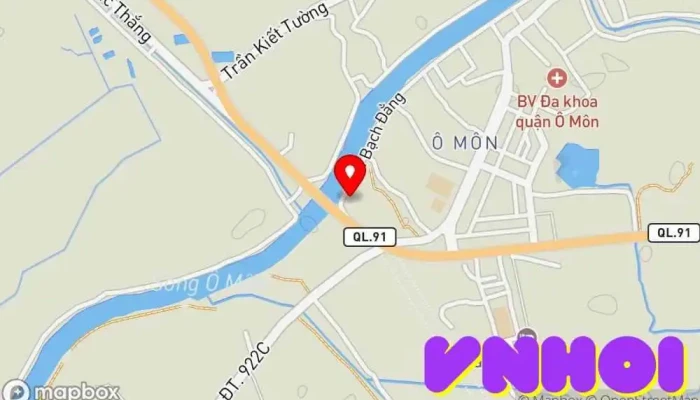 bản đồ của Chùa Pothisomron Chùa phật giáo, Điểm thu hút khách du lịch trong Cần Thơ