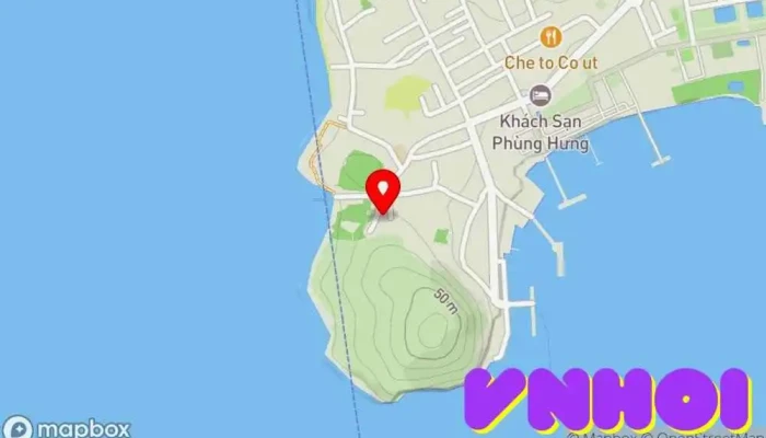 bản đồ của Chùa Sùng Đức Chùa phật giáo trong Kiên Giang