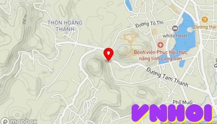 bản đồ của Chùa Tam Thanh Chùa phật giáo, Địa điểm hành hương, Điểm đến tôn giáo trong Lạng Sơn