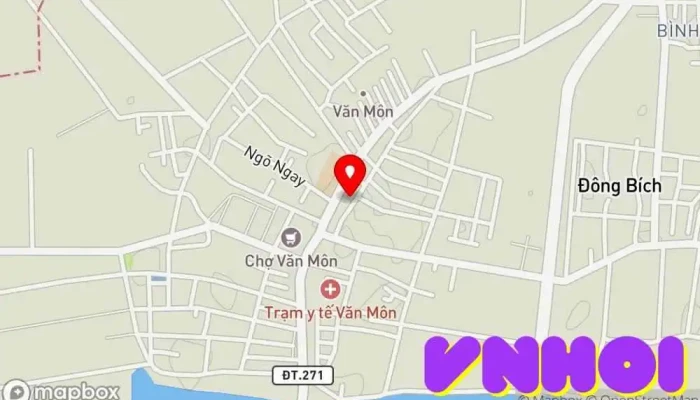 bản đồ của Chùa Thánh Quang Chùa phật giáo trong Bắc Ninh