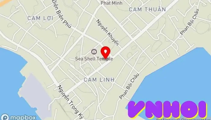 bản đồ của Chùa Từ Vân Chùa phật giáo, Điểm thu hút khách du lịch trong Khánh Hòa