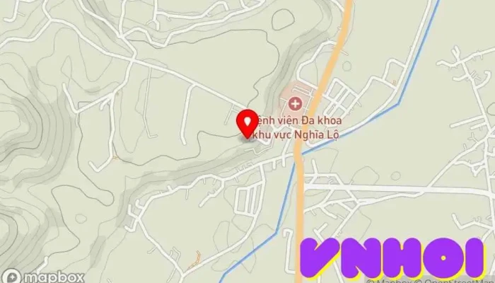 bản đồ của Chuồn Chuồn Nghĩa Lộ Khách sạn nghỉ dưỡng trong Yên Bái
