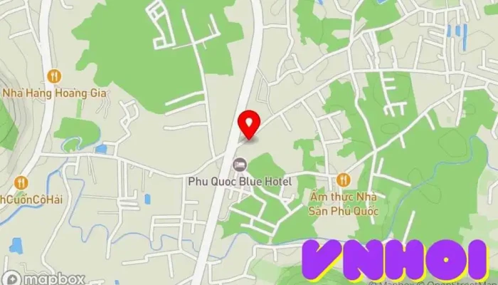 bản đồ của Công ty Du Lịch Eco San Hô Đỏ Phú Quốc Đại lý du lịch, Khách sạn nghỉ dưỡng trong Kiên Giang