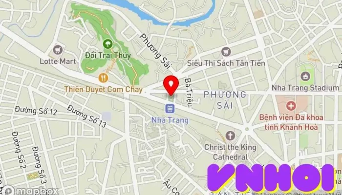 bản đồ của Công viên 23 tháng 10 Công viên, Điểm thu hút khách du lịch trong Khánh Hòa