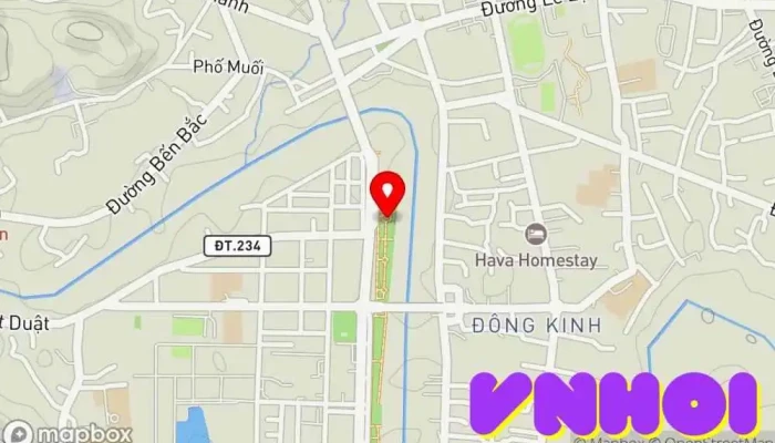 bản đồ của Công Viên Bờ Sông Công viên trong Lạng Sơn