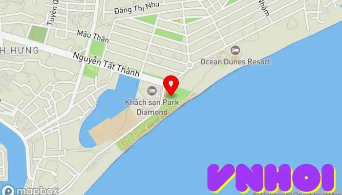 bản đồ của Công Viên Đồi Dương Công viên thành phố, Công viên, Điểm thu hút khách du lịch trong Bình Thuận