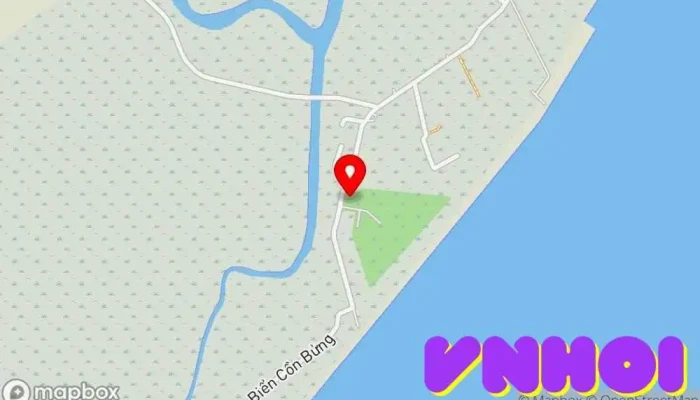 bản đồ của Công viên Đường Hồ Chí Minh trên biển Bảo tàng trong Bến Tre