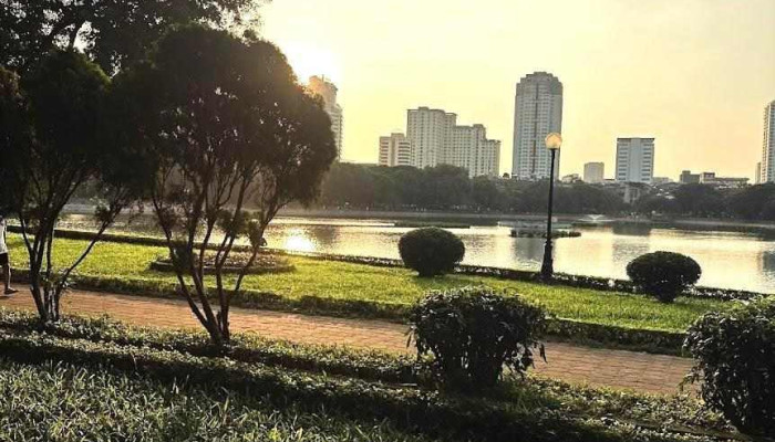 Công Viên Gandhi Hồ Thành Công. - Hà Nội