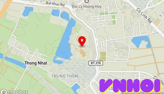bản đồ của Công Viên Hoa Hồng Vườn, Điểm thu hút khách du lịch trong Hà Nội